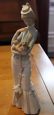 Buy Vintage Lladro 'A WALK WITH MY DOG' 15   Figurine (4893) • 29.99£