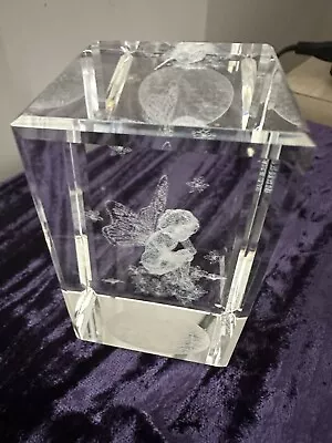Buy Etched Glass Paperweight • 8£