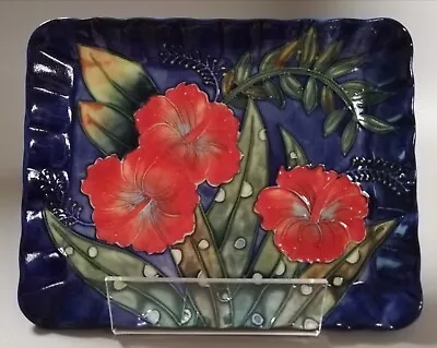 Buy Old Tupton Ware Hand Painted Hibiscus Dish 'Moorcroft Style': Art Noveau • 29.95£