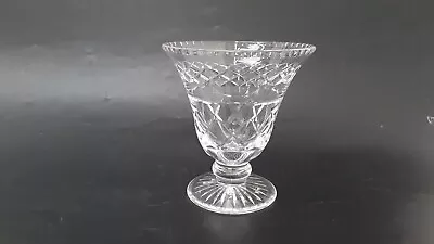 Buy Stuart England Crystal 5.2  Tall Cut Lead Crystal Glass Footed Goblet Ornament  • 9.99£