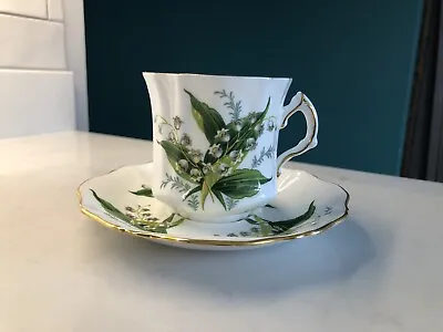 Buy Hammersley Fine Bone China Cup And Saucer Lily Of The Valley • 7£