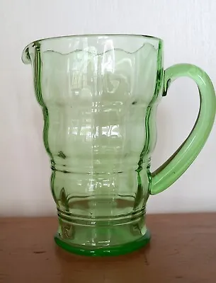 Buy Vintage Green Glass Jug • 5£