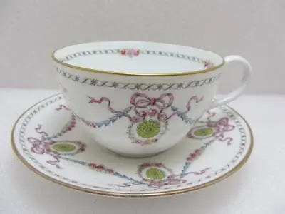 Buy Victorian Spode Copeland`s China Tiffany Ribbon Bows Tea Duo C1891+ • 49.99£