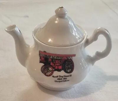 Buy M G China Norwich Fine Bone China Small Display Teapot  Traction Engine Design • 3.75£