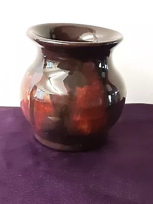 Buy Ewenny Pottery Vase  3  - Hand Thrown - Welsh Studio Pottery  Red Brown VGC • 5£