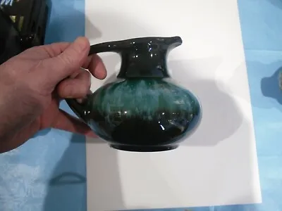 Buy Small Glazed Vase VGC 12 Cms HIGH X 14cms ACROSS BLUE MOUNTAIN POTTERY CANADA • 5.99£