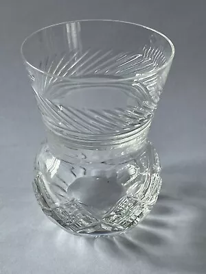 Buy Edinburgh Of Scotland Cut Glass  Crystal Small Whiskey Glass • 9.68£