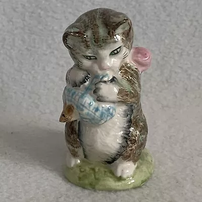 Buy Vintage Beswick Beatrix Potter “Miss Moppet” Cute Cat Figurine. • 7.50£