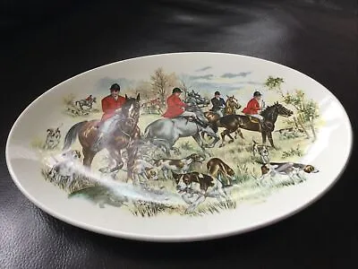 Buy Sheriden Stafforshire Horse & Hounds Oval Serving Plate Platter • 9.99£