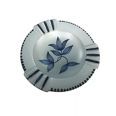 Buy Norwegian Vintage Mid Century Modernist Norway Floral Pottery Ashtray • 77.01£