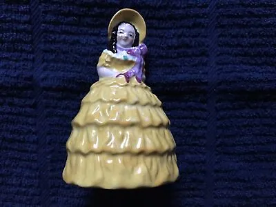 Buy W.H Goss (Old) Yellow Figurine With A Bell Inside • 20.95£