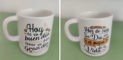 Buy Ceramic Mug With Positive Message In Spanish • 8.99£