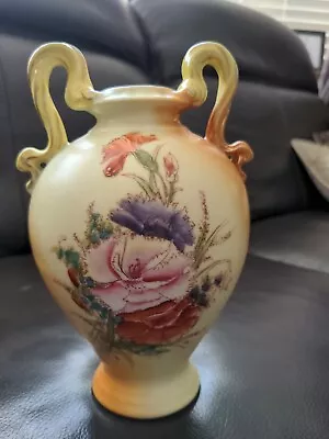 Buy Antique Art Nouveau Victoria China Austria Vase VGC • 14.99£