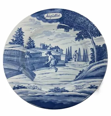 Buy Delft Holland Metropolitan Museum Of Art Months Of The Year Plate-AUGUST-1st Ed • 66.36£