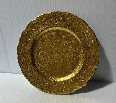 Buy Rare Antique Crescent George Jones Gold Plates 10.25  England Bone China Pre1921 • 46.10£