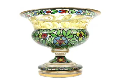 Buy Arts Crafts Glass Vase Julius Muhlhaus Centrepiece Arts Crafts Circa 1915 • 200£
