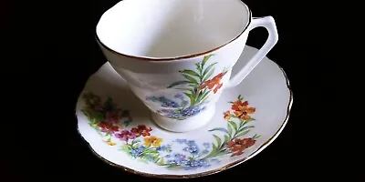 Buy Radfords Bone China Fenton Teacup Saucer Hand Painted Floral England • 23.70£