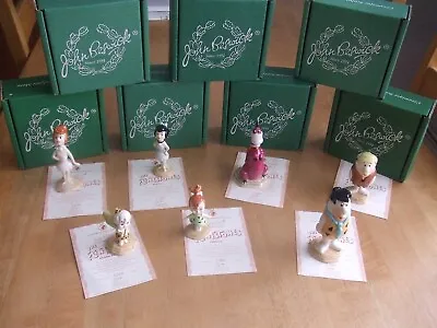 Buy Beswick Flintstones Full SET 7 Figures Boxed With Certificates 1350 • 175£