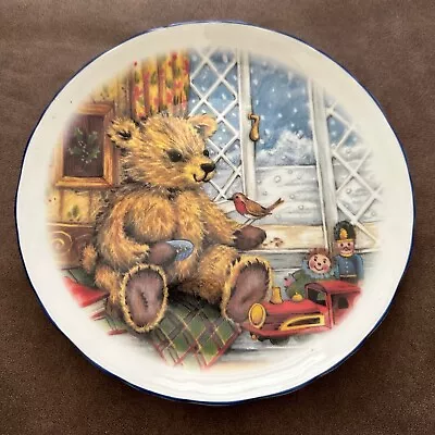 Buy Vintage Royal Vale Bone China Decorative Teddy Bear Plate Made In England • 17.70£