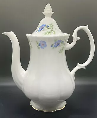 Buy Vintage Richmond “Blue Poppy”  Teapot. Fine Bone China. Made In England • 72.04£