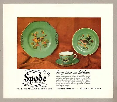 Buy Spode China Ware Vintage Advert 1951 9.75  X 8.25  • 15£