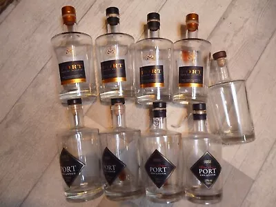 Buy Nine Empty M&S Glass Port Bottles • 0.99£