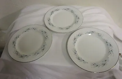 Buy Johnson Brothers Snow White Made In England Blue & Platinum 3 Salad Plates 8  • 17.37£