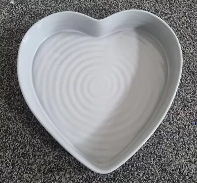 Buy Sophie Conran For Portmeirion Sweet Heart Baking Or Serving Dish Grey 27cm • 19.99£