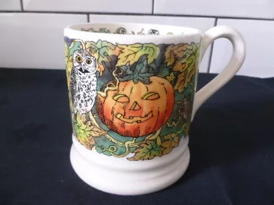 Buy Emma Bridgewater Autumn Scene Halloween Pumpkin Owl 1/2 Pint Mug New Unused  • 25£