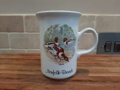 Buy Vintage Churchill England Norfolk Broads Mug Shelducks Country Scene Souvenir • 7.99£