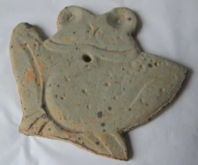 Buy Ceramic / Pottery Frog Plaque Pale Green • 14.95£