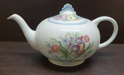 Buy Susie Cooper White Bone China Large Teapot With Floral Pattern • 29.99£