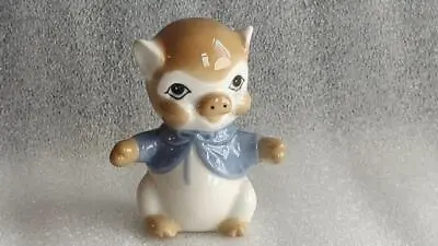 Buy Szeiler Model Figurine Of   Cute Porcelain  Pig Piglet 9 Cm Tall • 8.98£
