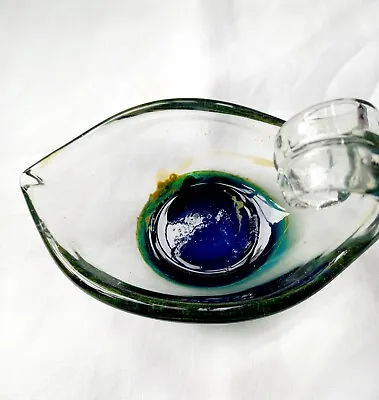 Buy  Mdina Maltese  Glass Sea And Sand Dish Vintage • 1£