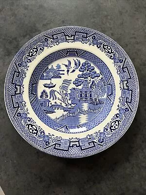Buy W.R.Midwinter Ltd Antique Blue And White Plate In Willow • 5£