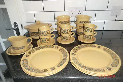 Buy Staffordshire Potteries 'bacchus' Kiln Craft Tableware Dinner Set - Brand New • 95£