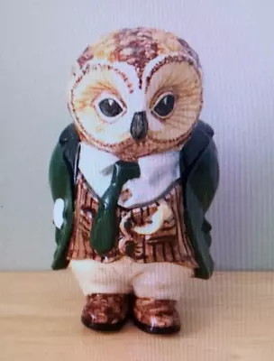 Buy STUNNING CUTE RYE CINQUE PORTS POTTERY FIGURE Oliver Owl, ORN3780 5” Tall Signed • 50£
