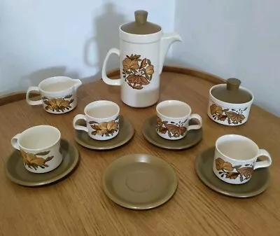 Buy Royal Worcester Group Palissy Kismet Retro Vintage Tea Coffee Set Cups Saucers • 26.50£