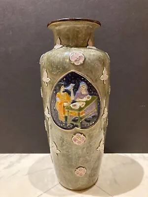 Buy SALE! Rare Early 20thC Royal Doulton Pottery Arts & Crafts Stoneware Vase • 134£