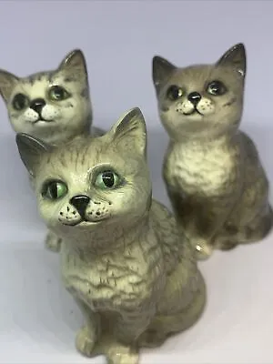 Buy Trio Of Beswick / Royal Doulton Caramic Cats 10cms High • 10£