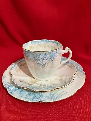 Buy C 1894 Foley China Hand Painted Tea Trio  Kensington  Pattern #5025 #4 • 79.05£