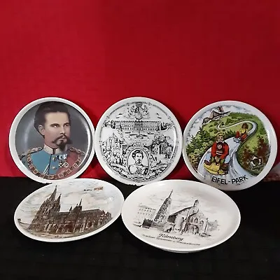 Buy Vintage Germany Bavaria Porcelain Small Plates 4 In. Souvenir Kaiser R&T TK • 14.73£