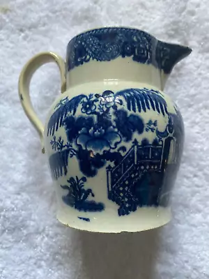 Buy 18th Century Pearlware Blue And White Transfer Jug • 28£
