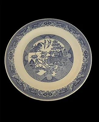 Buy Vintage Willow Ware By Royal China Blue Willow 13  Round Chop Platter • 28.50£