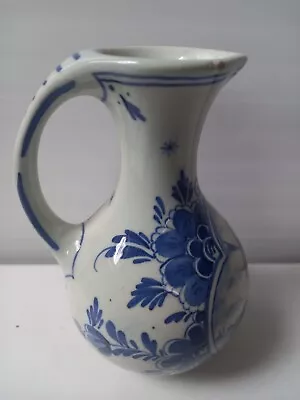 Buy Delft Ware Pitcher Ceramic Collectable Vase • 7£
