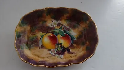 Buy Harcourt China Porcelain Trinket Dish, Painted By An Ex-Royal Worcester Artist  • 50£