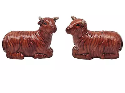 Buy Highland Cow Salt & Pepper Shaker Cruet Set Ceramic Novelty Cow Lover Gift Boxed • 13.95£