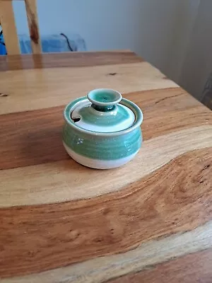 Buy Vintage Carron Studio Pottery Scotland Sugar Bowl With Lid  • 7£