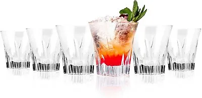 Buy RCR Fluente Set Of 6 Crystal Short Whisky Water Tumblers Glasses 310ml Cocktail • 12.69£