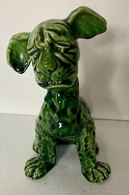 Buy Aller Vale Torquay Green Pottery Crying Dog • 95£